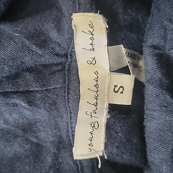 YOUNG Fabulous and Broke Boho Art Lounge Crop Tie Dye Hoodie - Women's - Picture 5 of 6